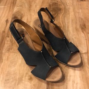 Clarks Wedge Sandals